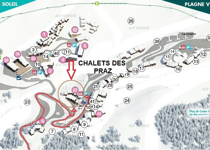 Les Des Praz - 10 Pers - Les Praz - Plagne Villages - Chpra111 Mae-5924 *