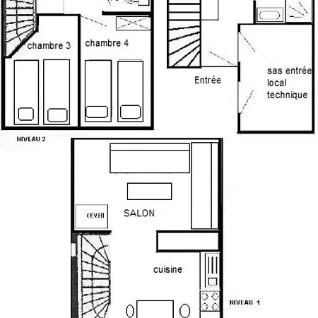 Les Des Praz - 10 Pers - Les Praz - Plagne Villages - Chpra111 Mae-5924 * Ла-Плань
