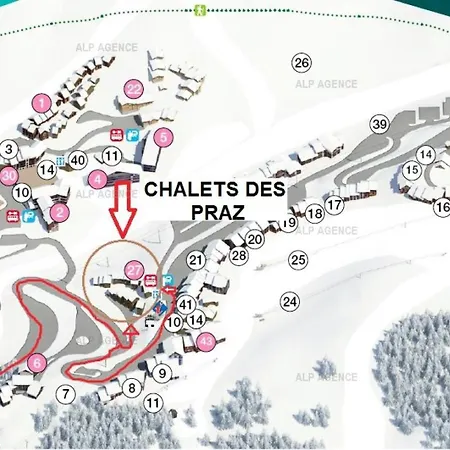 Les Des Praz - 10 Pers - Les Praz - Plagne Villages - Chpra111 Mae-5924 *